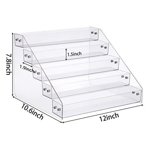 Tiered Spice Rack Acrylic (5Tier / 1PCS)