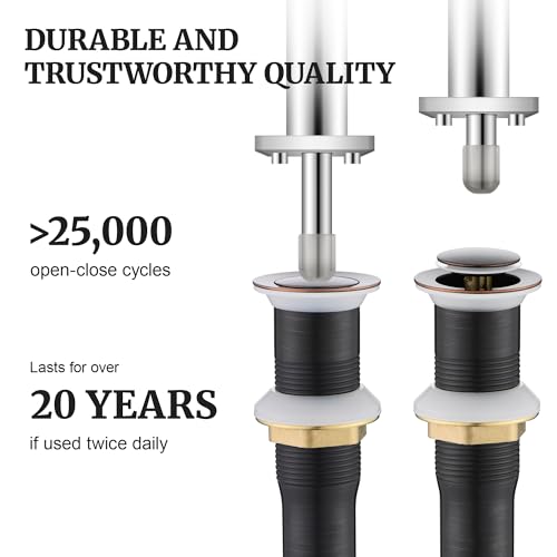 Bathroom Sink Stopper (Without Overflow / Oil Rubbed Bronze)