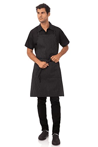 Unisex Chef Apron (Pinstripe)