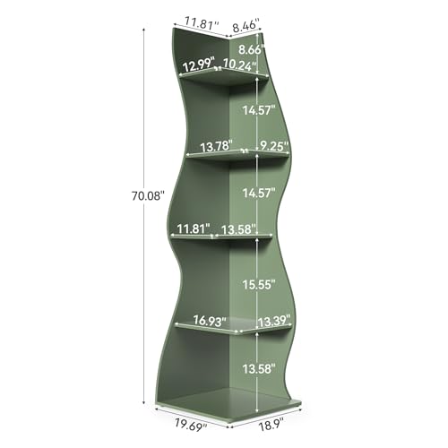 Small Corner Shelf (Green / 1 Pack)
