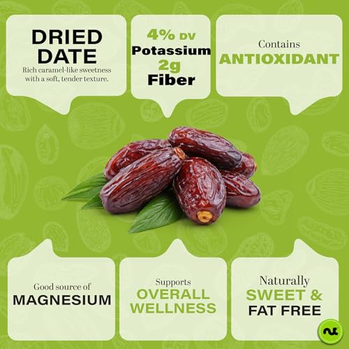 Dried Deglet Noor Dates Pitted (Dried Dates Deglet Noor / 16 oz)