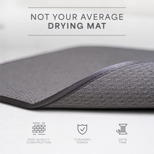 Dish Drying Mat (Charcoal / 18" x 30")