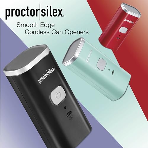 Hands Free Cordless USB Rechargeable Electric Can Opener (Mint)