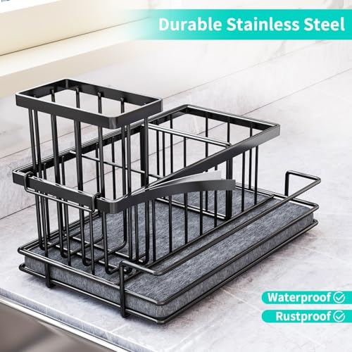 Sink Caddy Sponge Holder (Black)