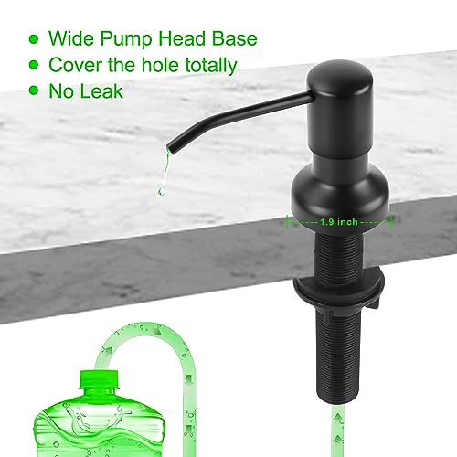 Soap Dispenser for Kitchen Sink (Black)