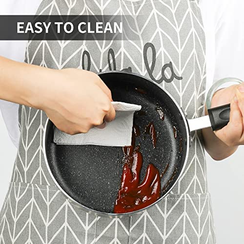 Nonstick Saucepan Set (Black / 1+2 sets)