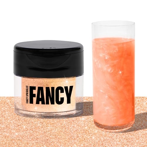 Champagne Rose Gold Edible Glitter Luster Dust 4gm (1 Pack / Champagne Rose Gold)
