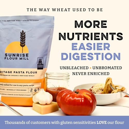 USDA Organic Heritage Pasta Flour (32 Ounce (Pack of 1))