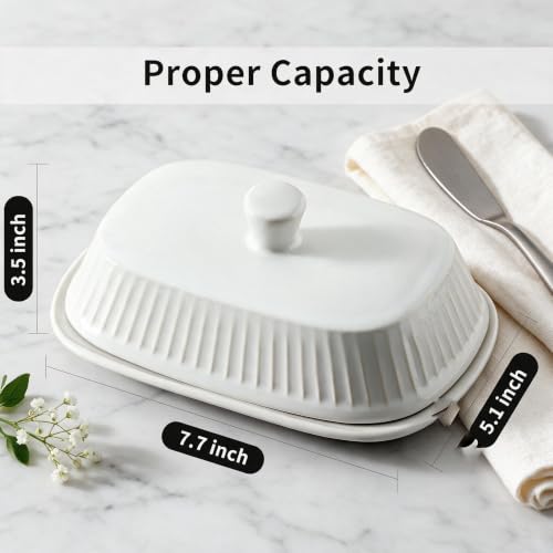 Porcelain Butter Keeper (White)