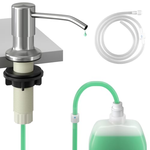 Soap Dispenser for Kitchen Sink (Brushed Nickel)