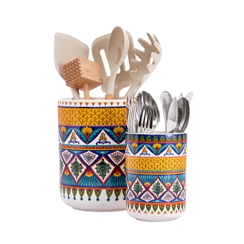 Havana Ceramic Utensil Holder Set of 2 (Havana)