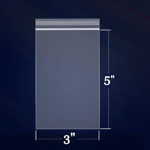 1000 Count 3" x 5" Small Plastic Bags (3" x 5")