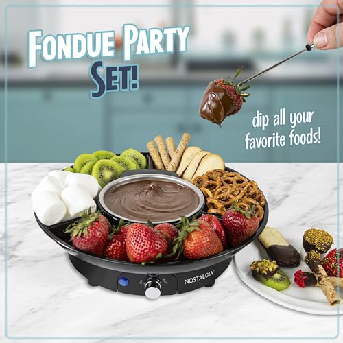 Electric Fondue Party Set (Black)