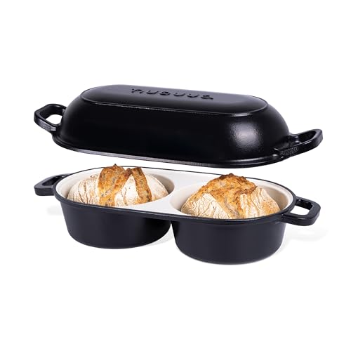 Dutch Oven for Sourdough Bread Baking (Black)