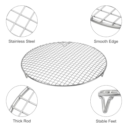 Round Cooking Rack with Legs (12 Inch)
