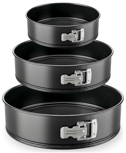 3 Piece Nonstick Springform Pan Set (Set of 3)