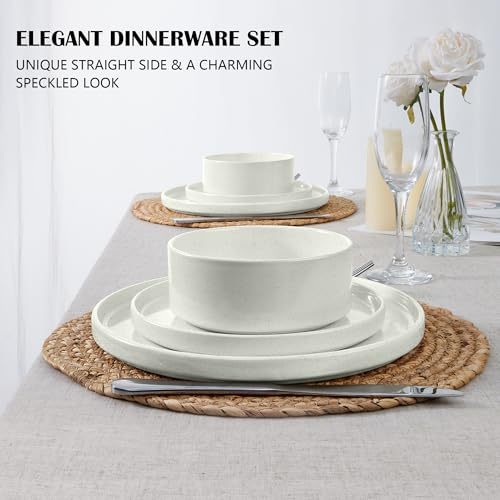 Dinnerware Sets for 6 (Stone White / Round-18pcs for 6)
