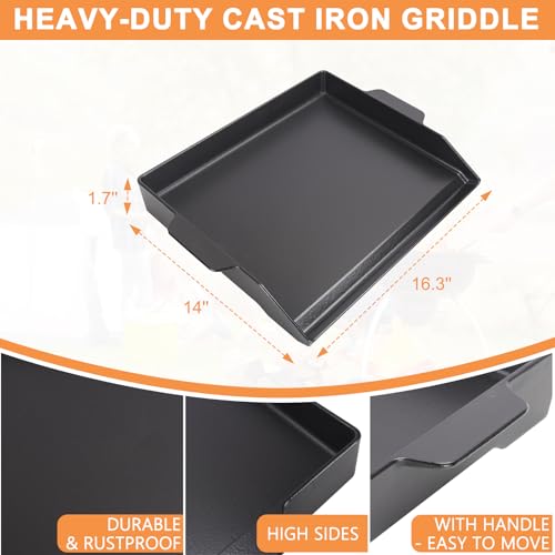 Universal Flat Top Griddle (18" x 14" x 1.7")