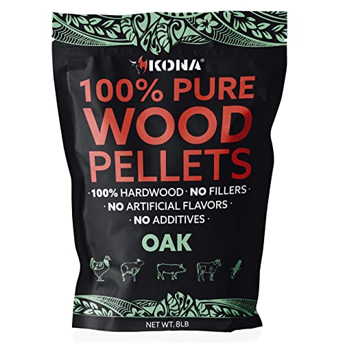 100% Oak Wood Pellets (8 pounds / 100% Oak)