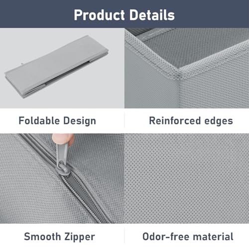 Drawer Organizer Clothes 24 Pack (Gray / 24 Pack)