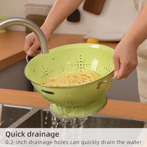 Metal Colander 2 Pack (LightGreen)