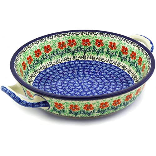 Polish Pottery Baker (blue, green, red)