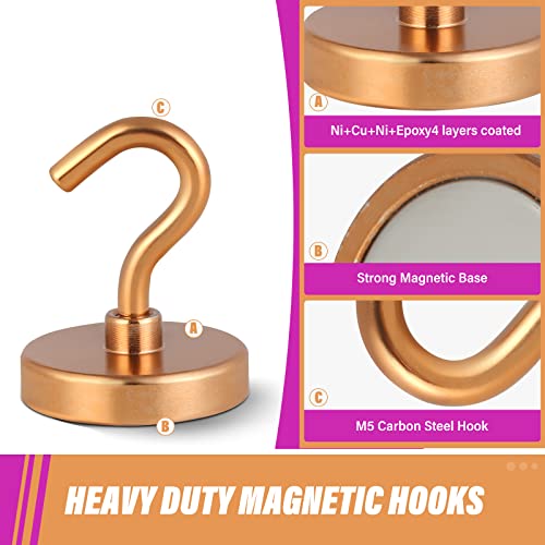 Magnetic Hooks (Bronze / 1.26 inches)