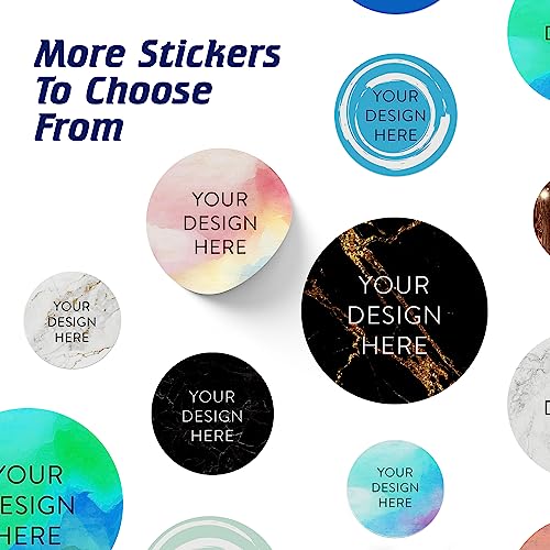 100 Custom Vinyl Stickers (Watercolor / 3x3)