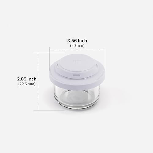 Glass Food Storage Container with Silicone Lid (Set of 3)