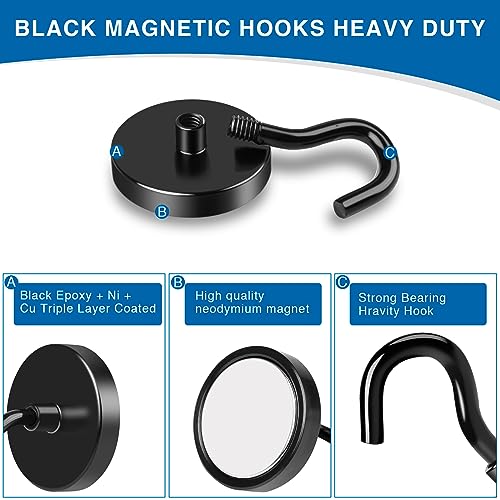 Magnetic Hooks for Cruise Essentials 2026 Cabins Door 12 Pack