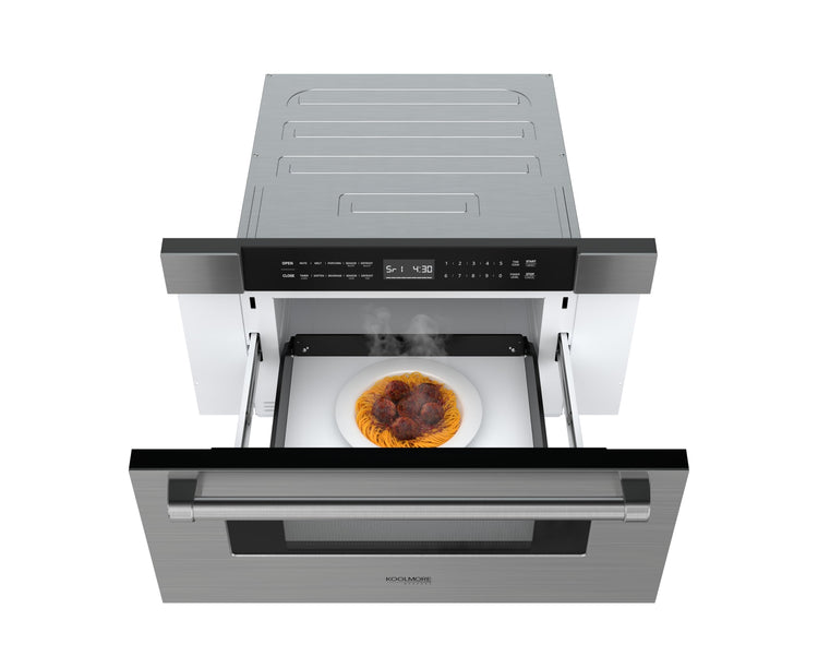 Reserve 30 in. 1.2 cu. ft. Microwave Drawer with 10 Power Levels (Black / 30 in./1.2 cu. ft.)