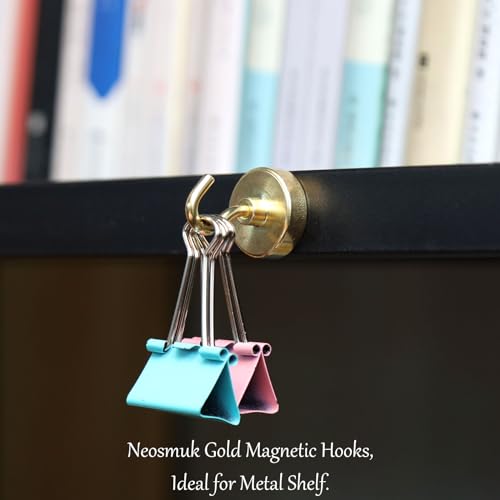 Magnetic Hooks (Gold / 1.02 inches)