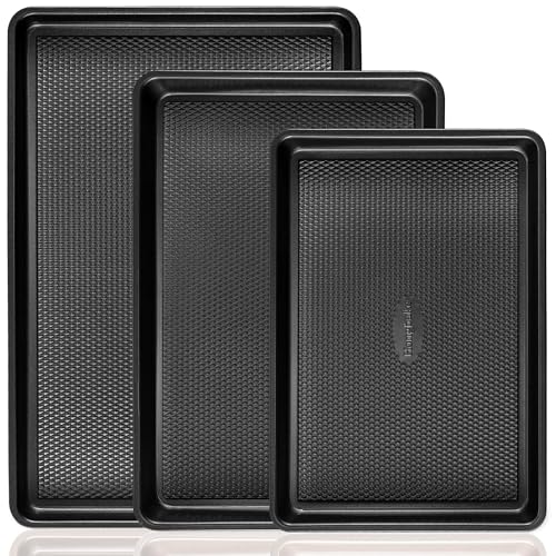 Cookie Sheets for Baking Nonstick (Dark Gray (Carbon Steel))