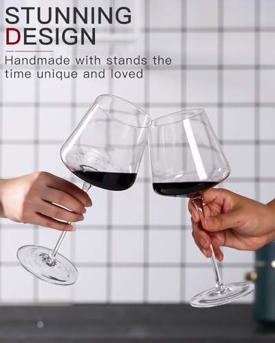 White Red Wine Glasses Set of 6 (Red Wine Glasses(6 Count))