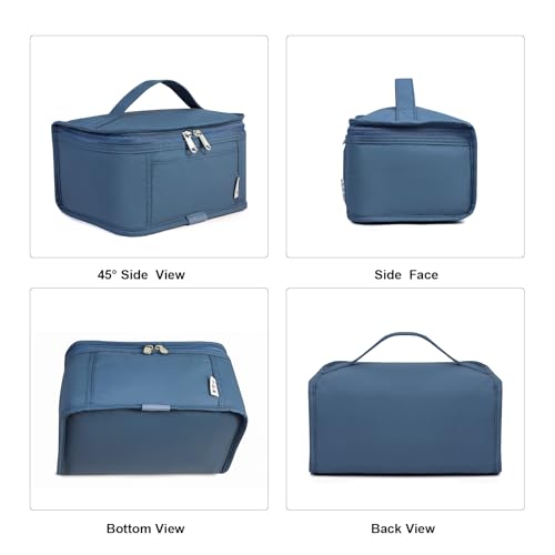 NOL Small Lunch Bag Mini Lunch Box Insulated Lunch Bag for Men (Dusty blue / Medium(5 Liters))