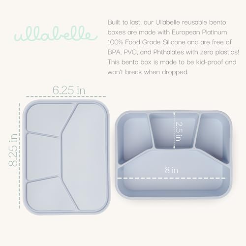 Leak Proof Square Bento Box Food (Periwinkle)