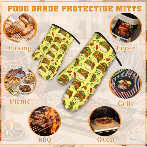 Cute Sandwich Oven Mitts and Pot Holders (Cute Sandwich)