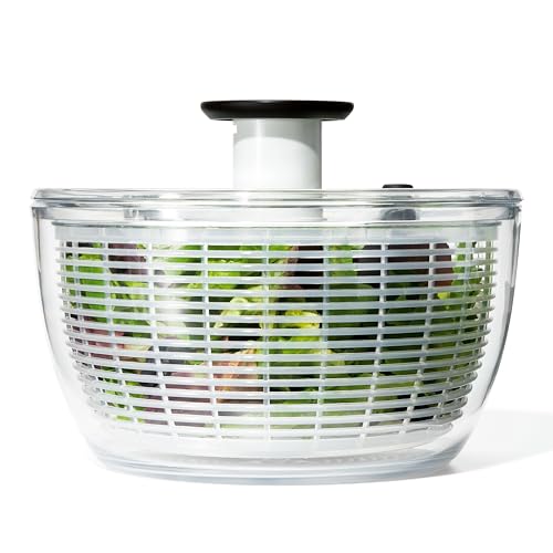 Good Grips 6.22 Qt Salad Spinner (White / Large)