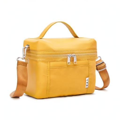 NOL 8L Insulated Lunch Bag for Women (Earth-yellow / Medium (8 Liters))