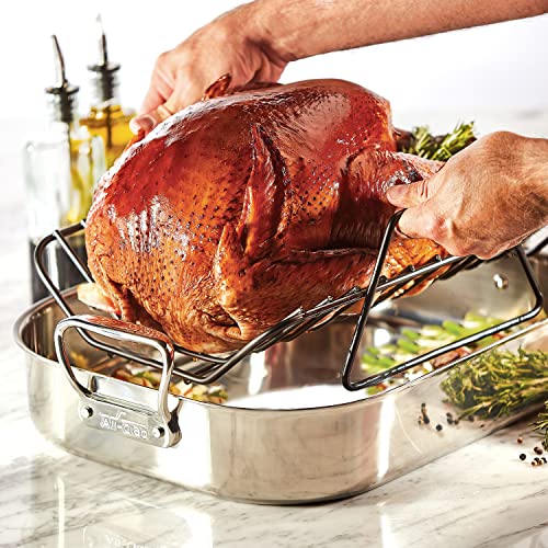 Stainless Steel 13" x 16" Roaster with rack (13" x 16" Roaster)