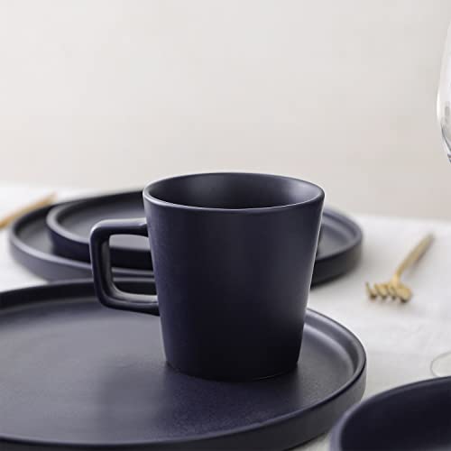 Cleo Stoneware 32 (Dinnerware Set / Service For 8 / Dark Blue)