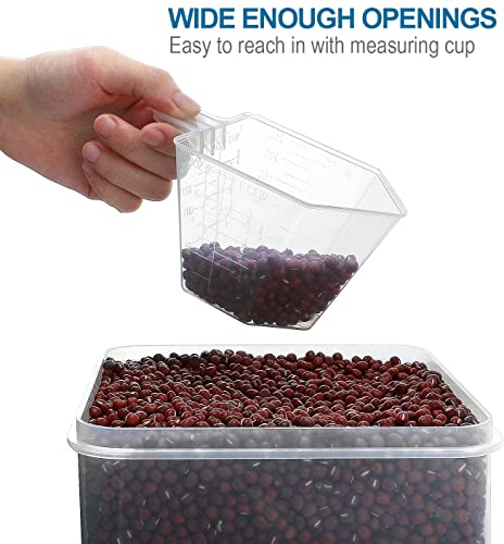 Large Tall Airtight Food Storage Containers (Blue)