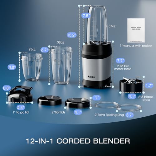 Blender for Smoothies (Silver Square Base)