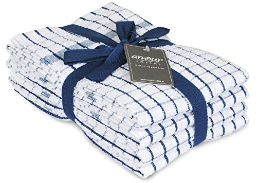 Kitchen Towels Set of 4 (Blue / 20 x 28 Inches - Set of 4)