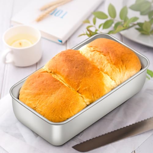 Stainless Steel Loaf Pan Set of 12 (9''x5'')
