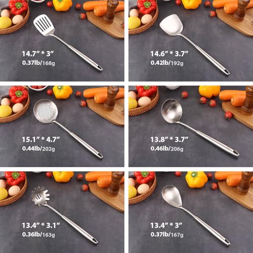 18 10 Stainless Steel Kitchen Utensils Set (12-Pieces)