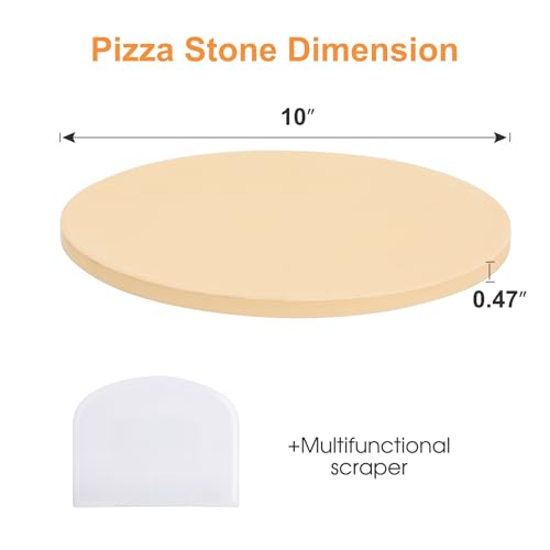 Small 10 inch Round Pizza Stone (Round 10x0.47)