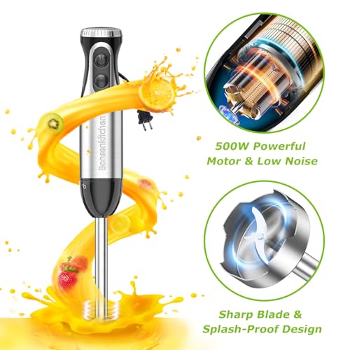 Immersion Blender with Food Processor (With 3 attachment)