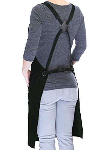 Hunter Green Cotton Chef Apron for Men & Women (Hunter Green)