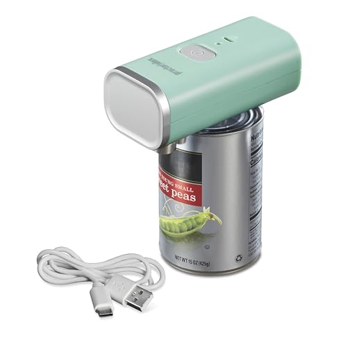 Hands Free Cordless USB Rechargeable Electric Can Opener (Mint)